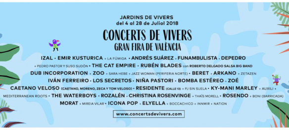 Conciertos Viveros Valencia